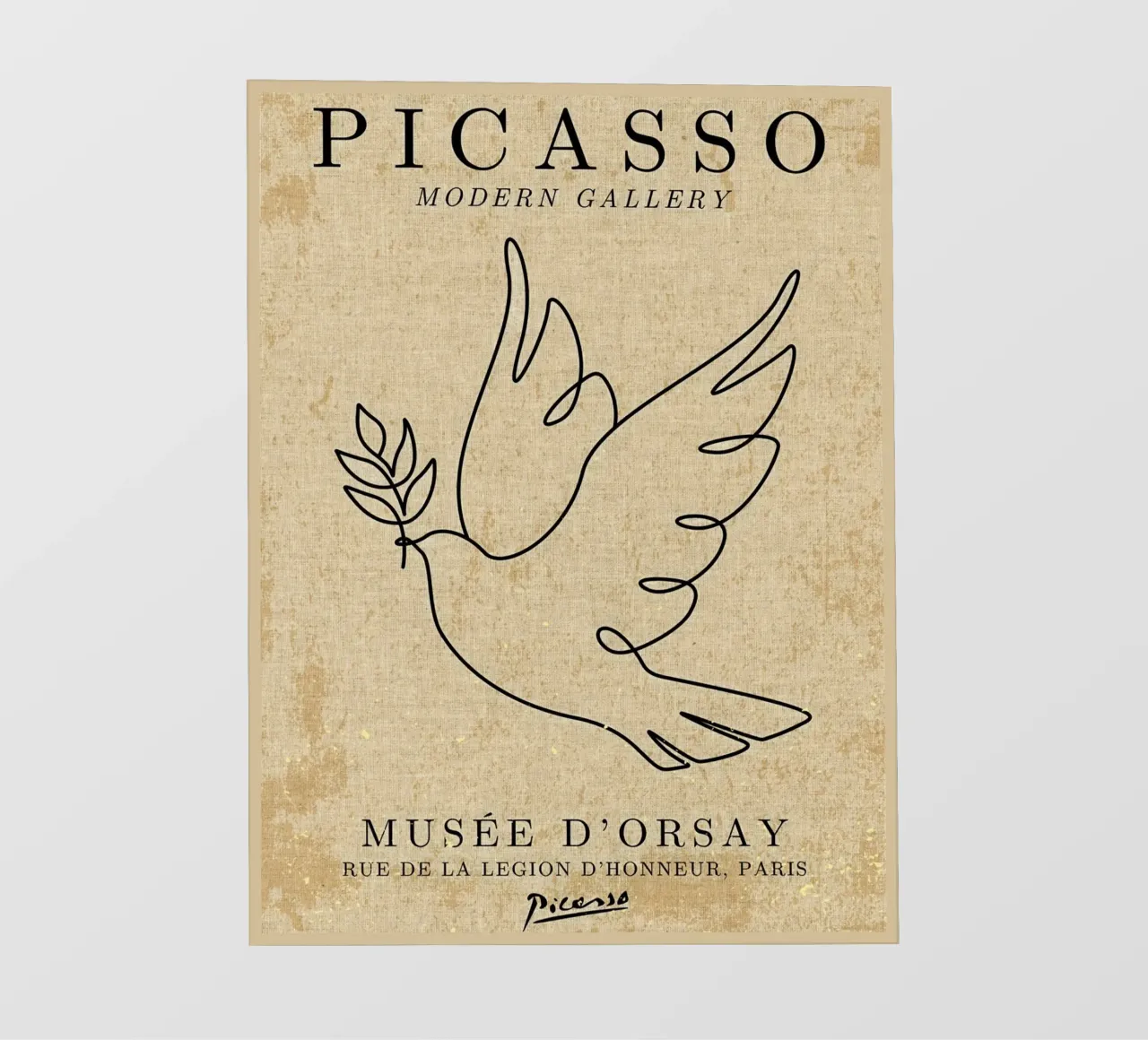 Picasso Dove Print telo in pvc da Andrew S Morrison