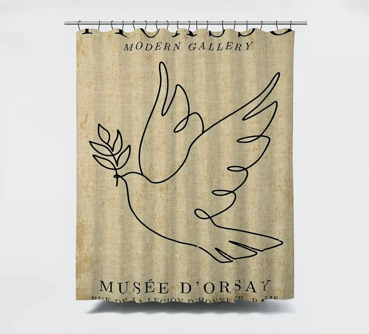 Picasso Dove Print tenda da doccia da Andrew S Morrison