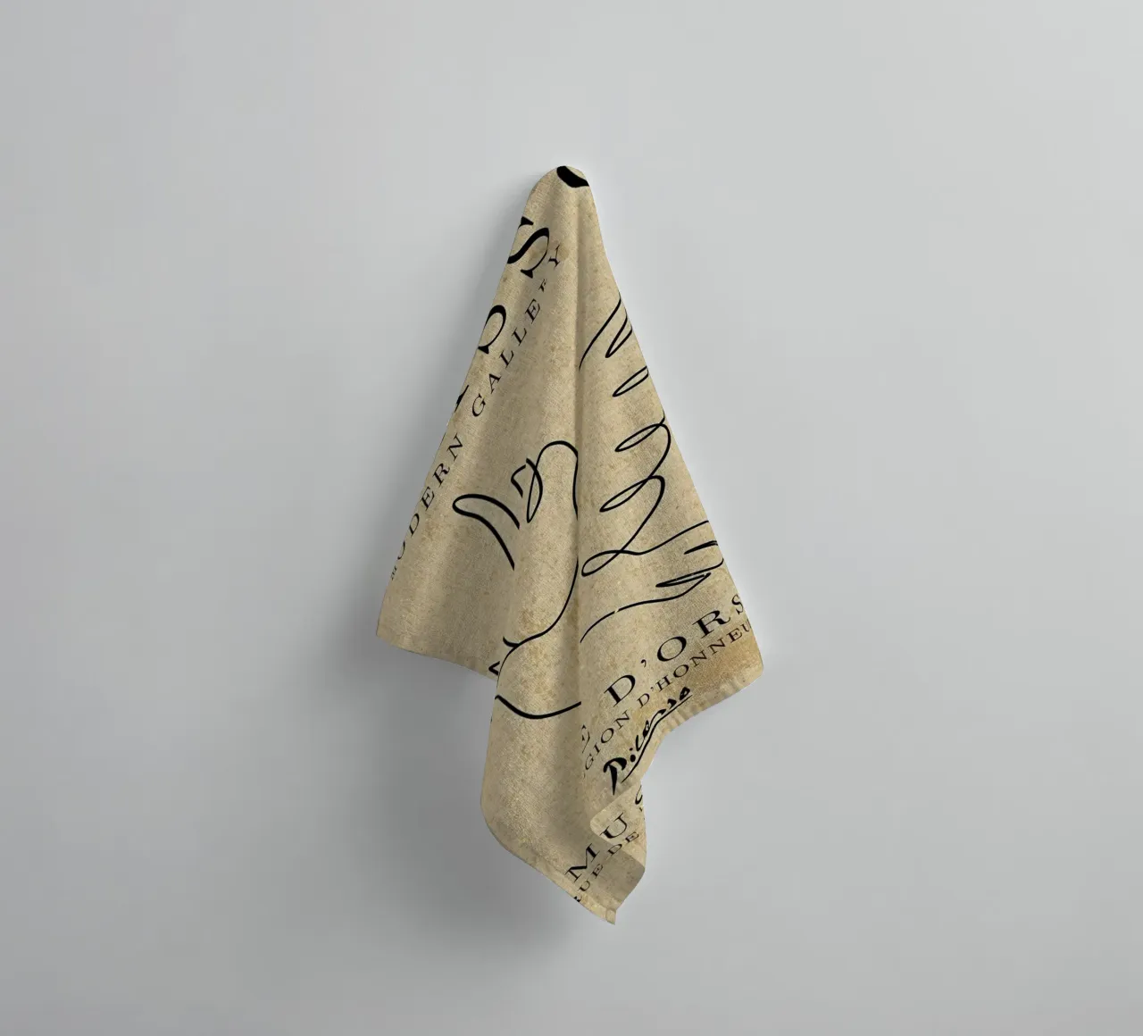 Picasso Dove Print asciugamano da bagno da Andrew S Morrison