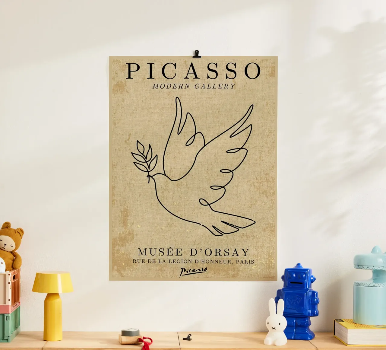 Picasso Dove Print carta hahnemühle da Andrew S Morrison