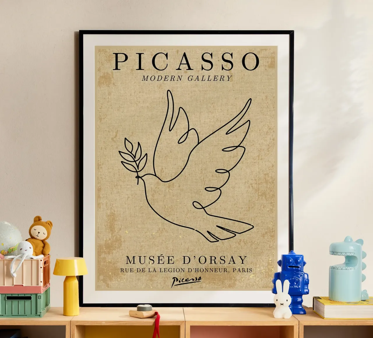 Picasso Dove Print carta hahnemühle da Andrew S Morrison