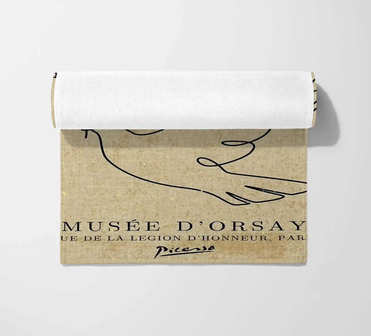 Picasso Dove Print telo mare da Andrew S Morrison