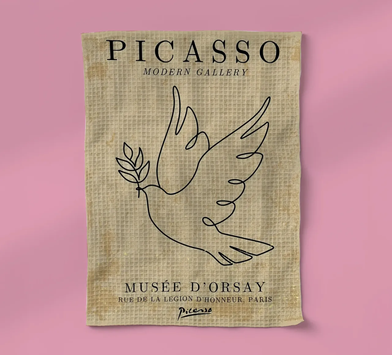 Picasso Dove Print canovaccio da cucina da Andrew S Morrison