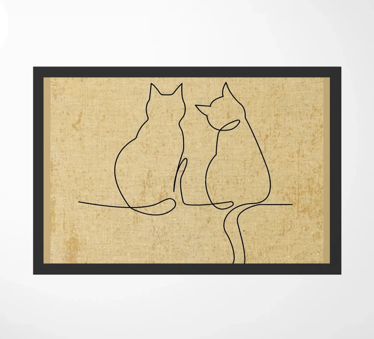 Gatti Picasso Line Art zerbino da Andrew S Morrison