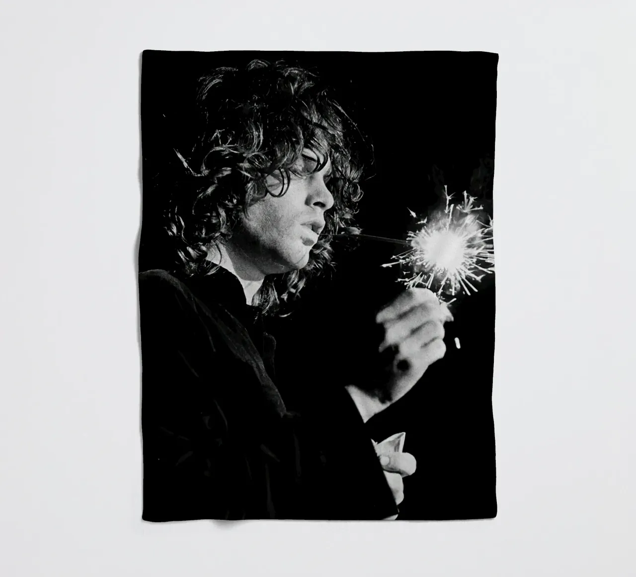 Jim Morisson coperta in pile da Musadad Shop