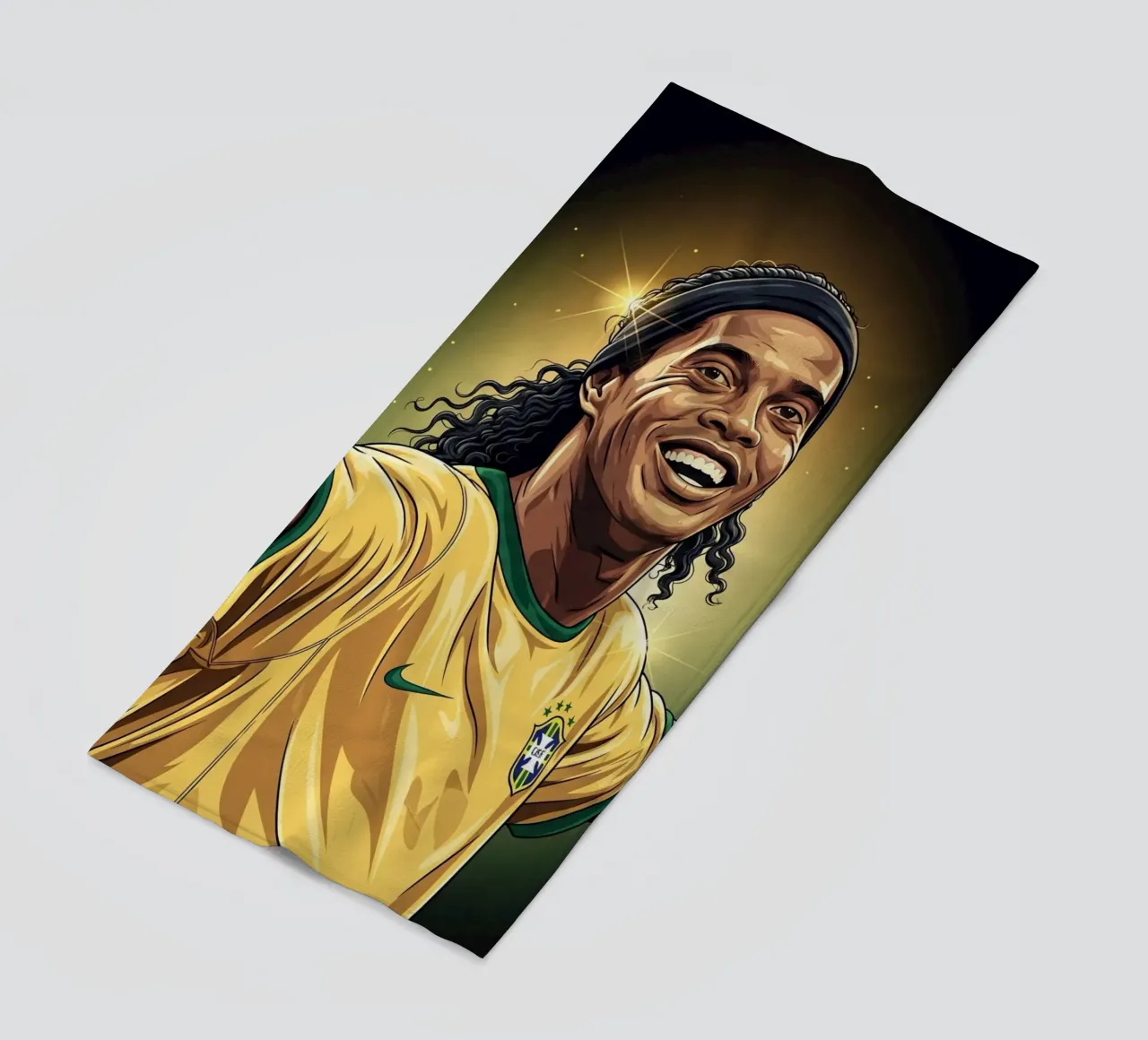 Ronaldinho with iconic smile telo mare da Lembayung art