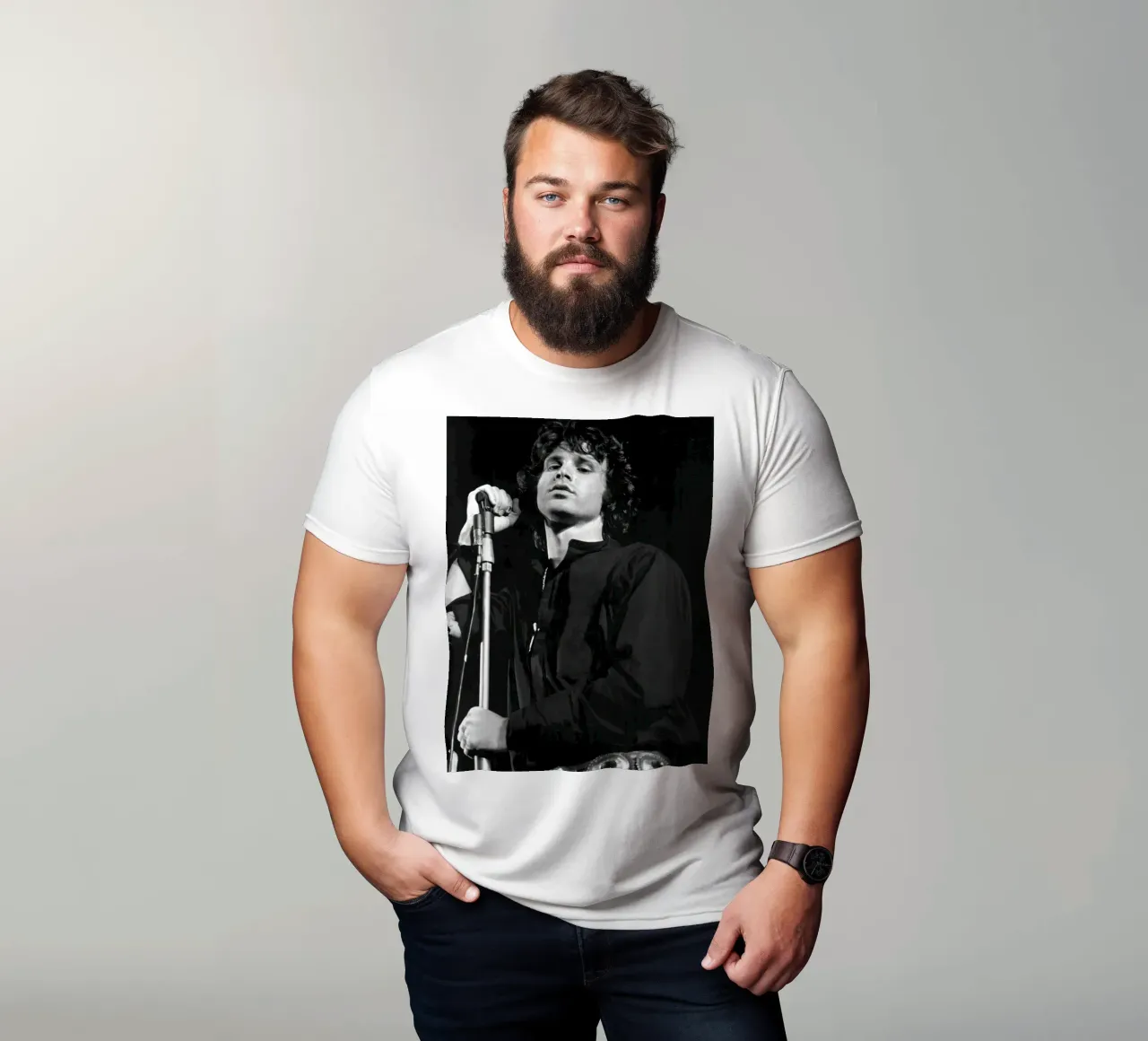 Jim Morisson t-shirt da Musadad Shop