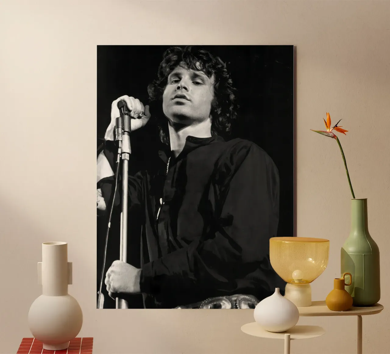 Jim Morisson alluminio dibond da Musadad Shop