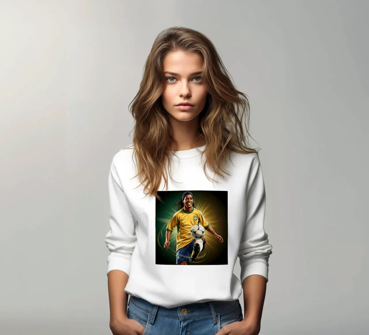 Ronaldinho style felpa da Lembayung art