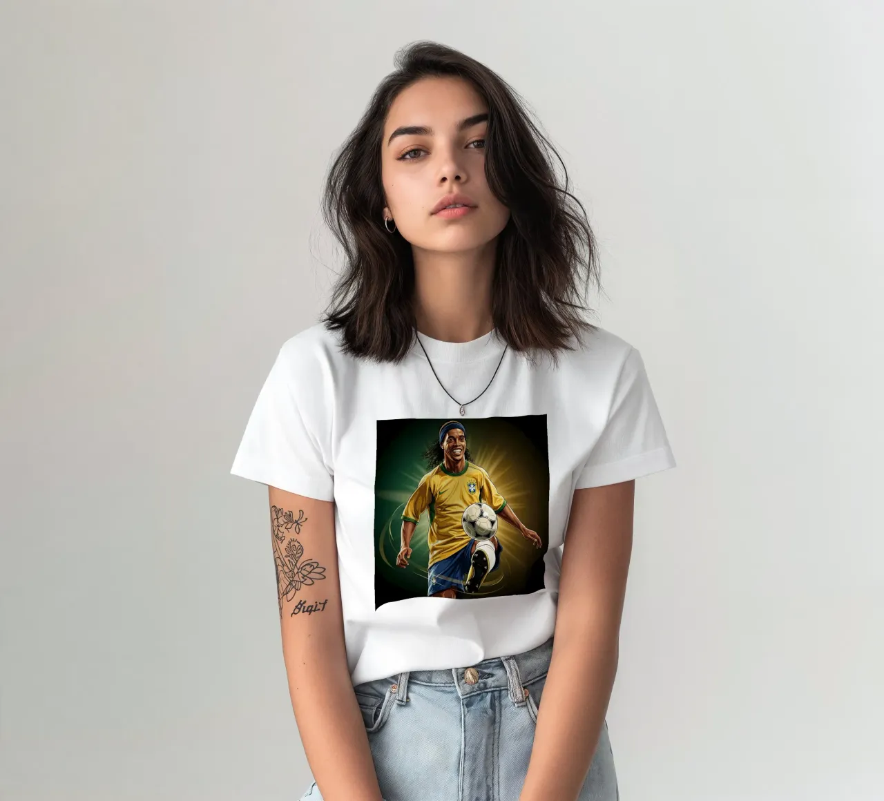 Ronaldinho style t-shirt da Lembayung art