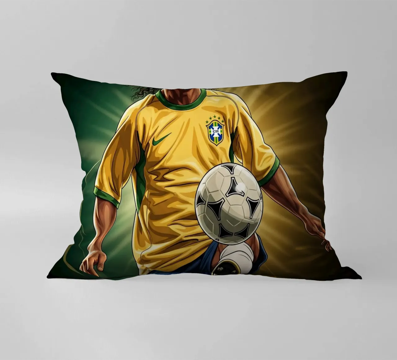 Ronaldinho style cuscino da Lembayung art
