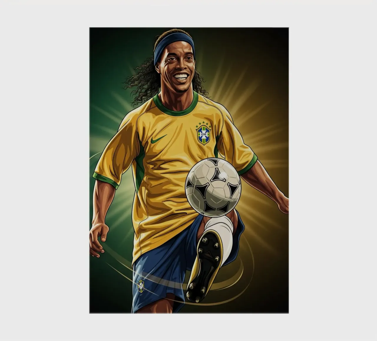Ronaldinho style notebook by Lembayung art