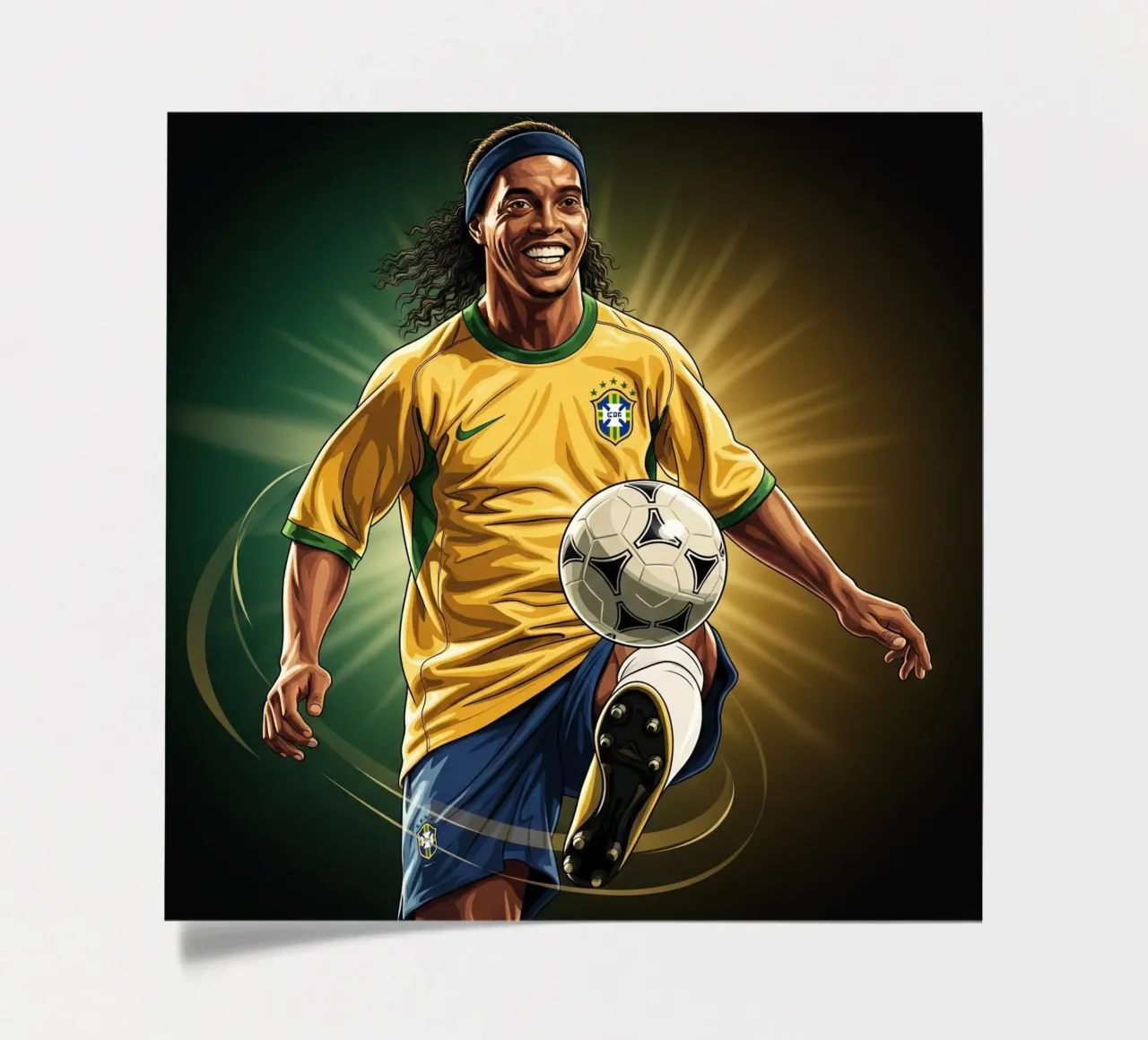 Ronaldinho style Stickerbogen von Lembayung art