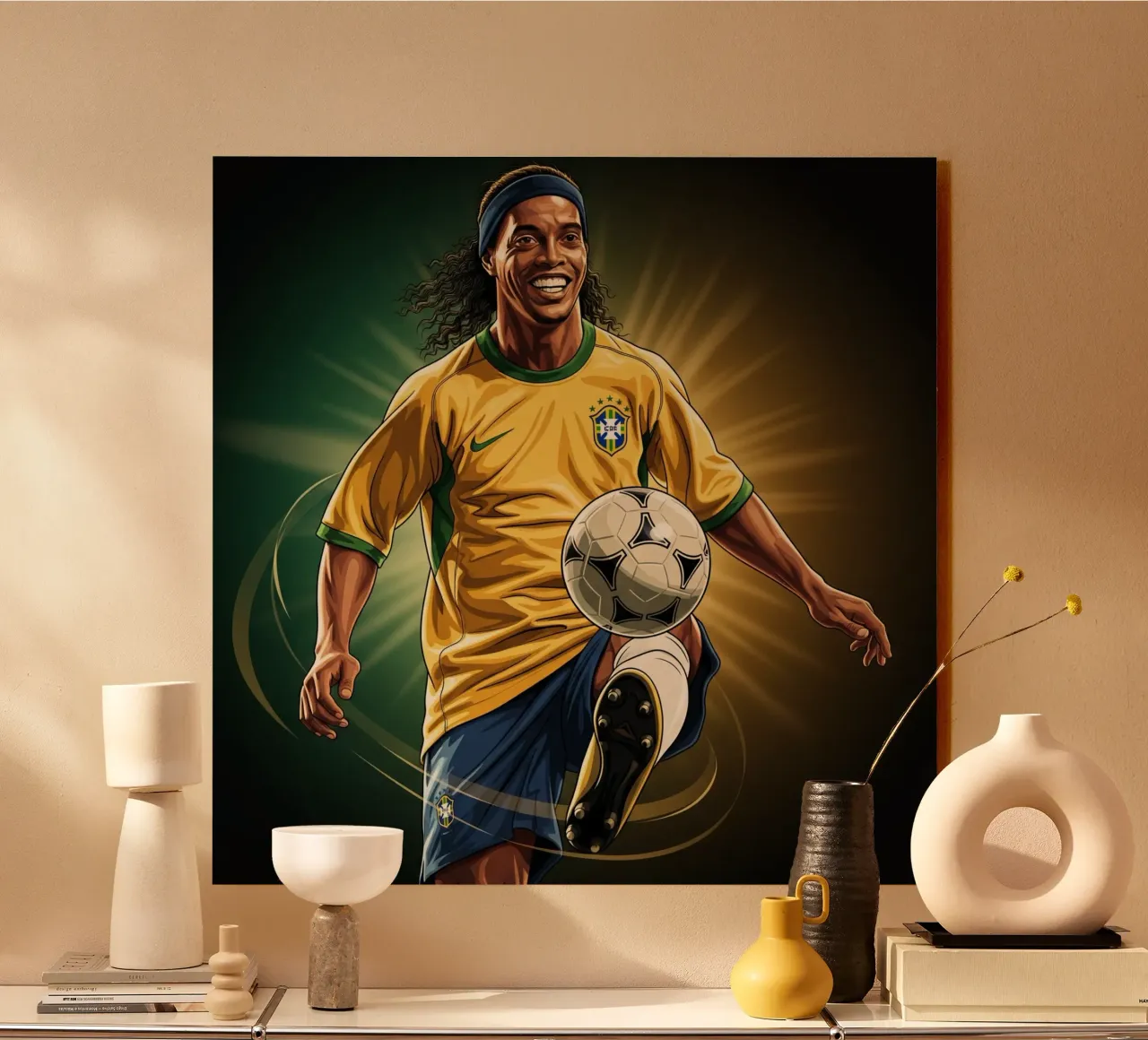 Ronaldinho style alluminio dibond da Lembayung art