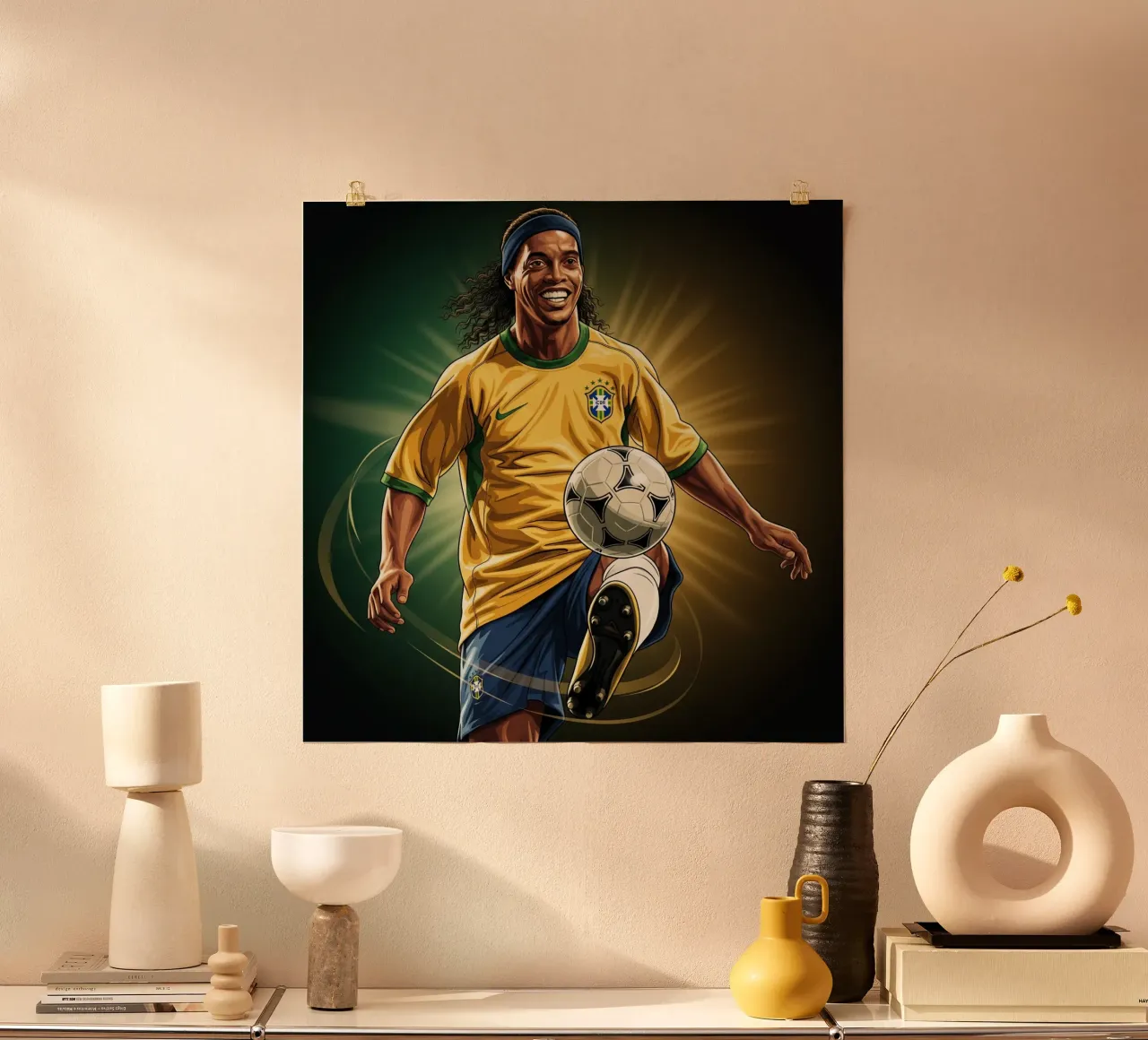 Ronaldinho style carta hahnemühle da Lembayung art