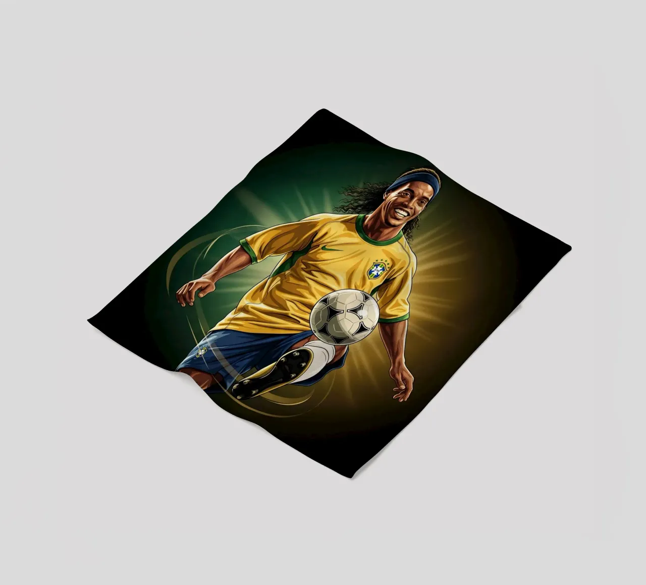 Ronaldinho style coperta in pile da Lembayung art