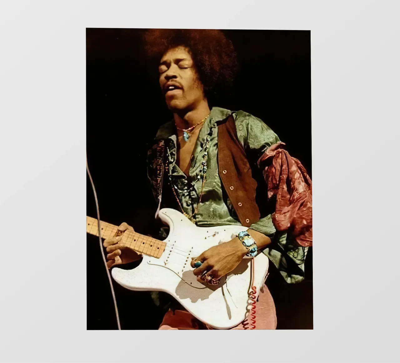 Jimi Hendrix pellicola backlit da Musadad Shop