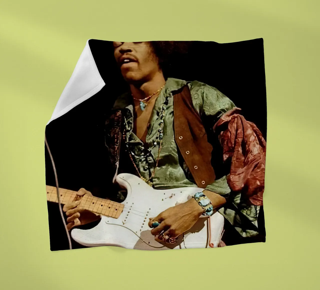 Jimi Hendrix coperta in pile da Musadad Shop