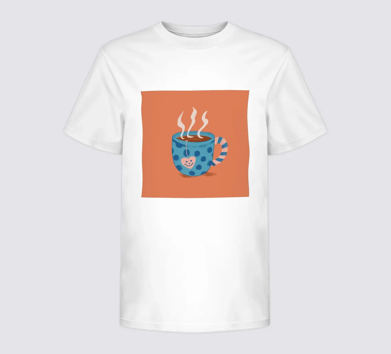 Cozy Steaming Mug kids t-shirt by Veil Maya