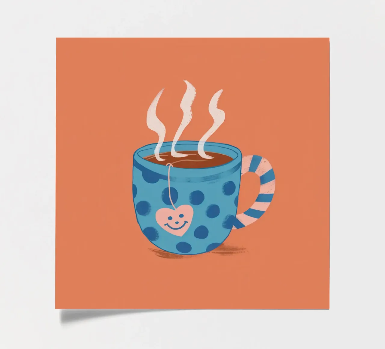 Cozy Steaming Mug sticker sheet by Veil Maya