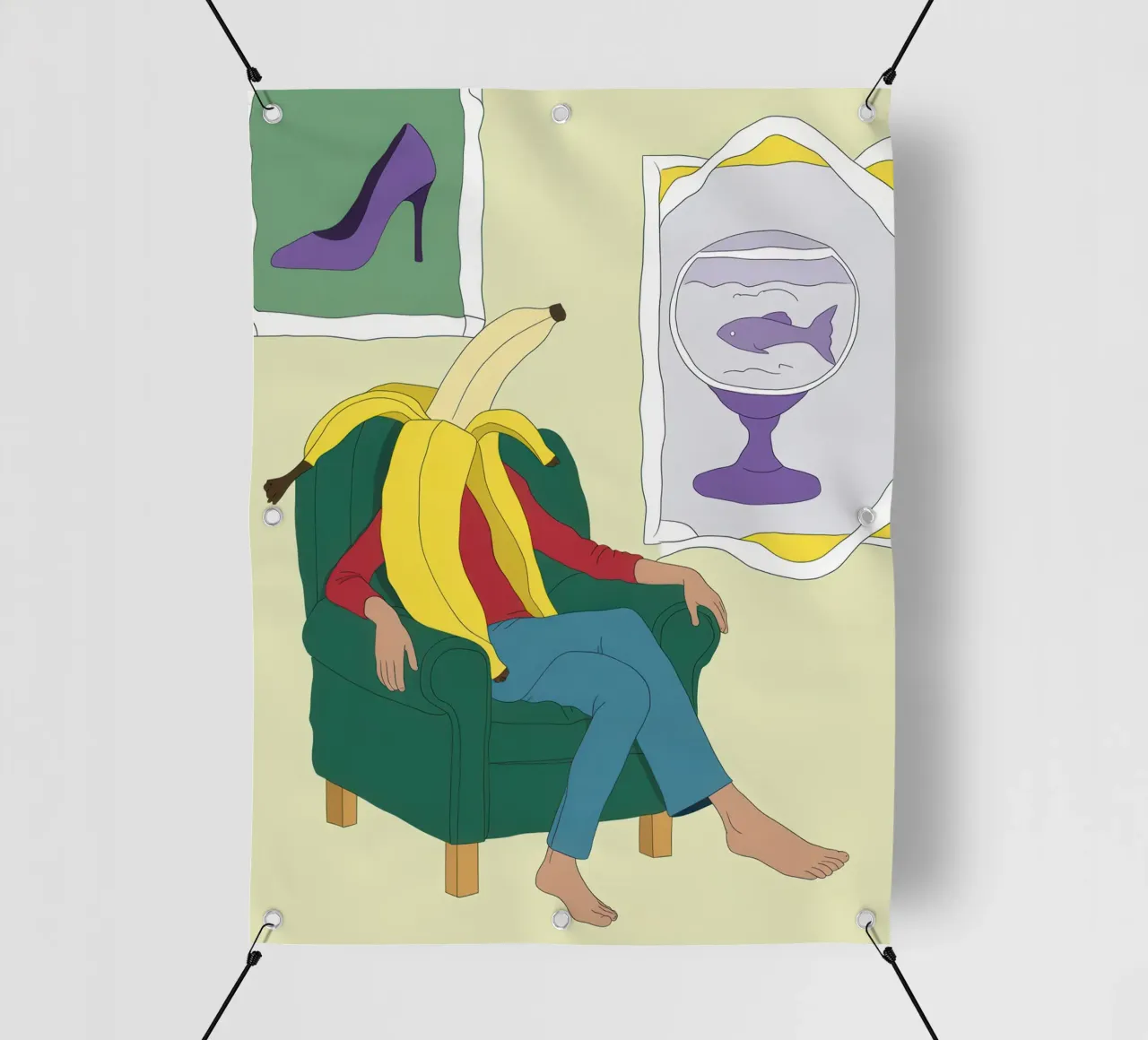 Sogno di una boccia di banana telo in pvc da Prism Ritual