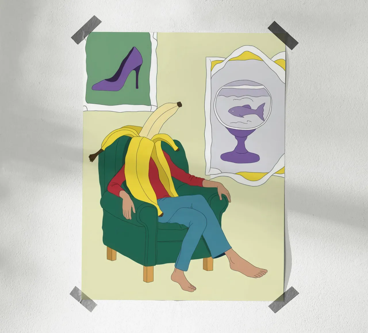 Sogno di una boccia di banana carta hahnemühle da Prism Ritual