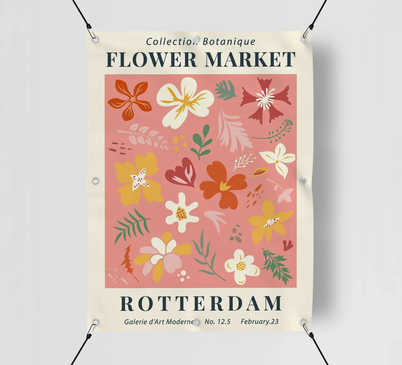 Mercato dei fiori di Rotterdam (2) telo in pvc da TekleDawit