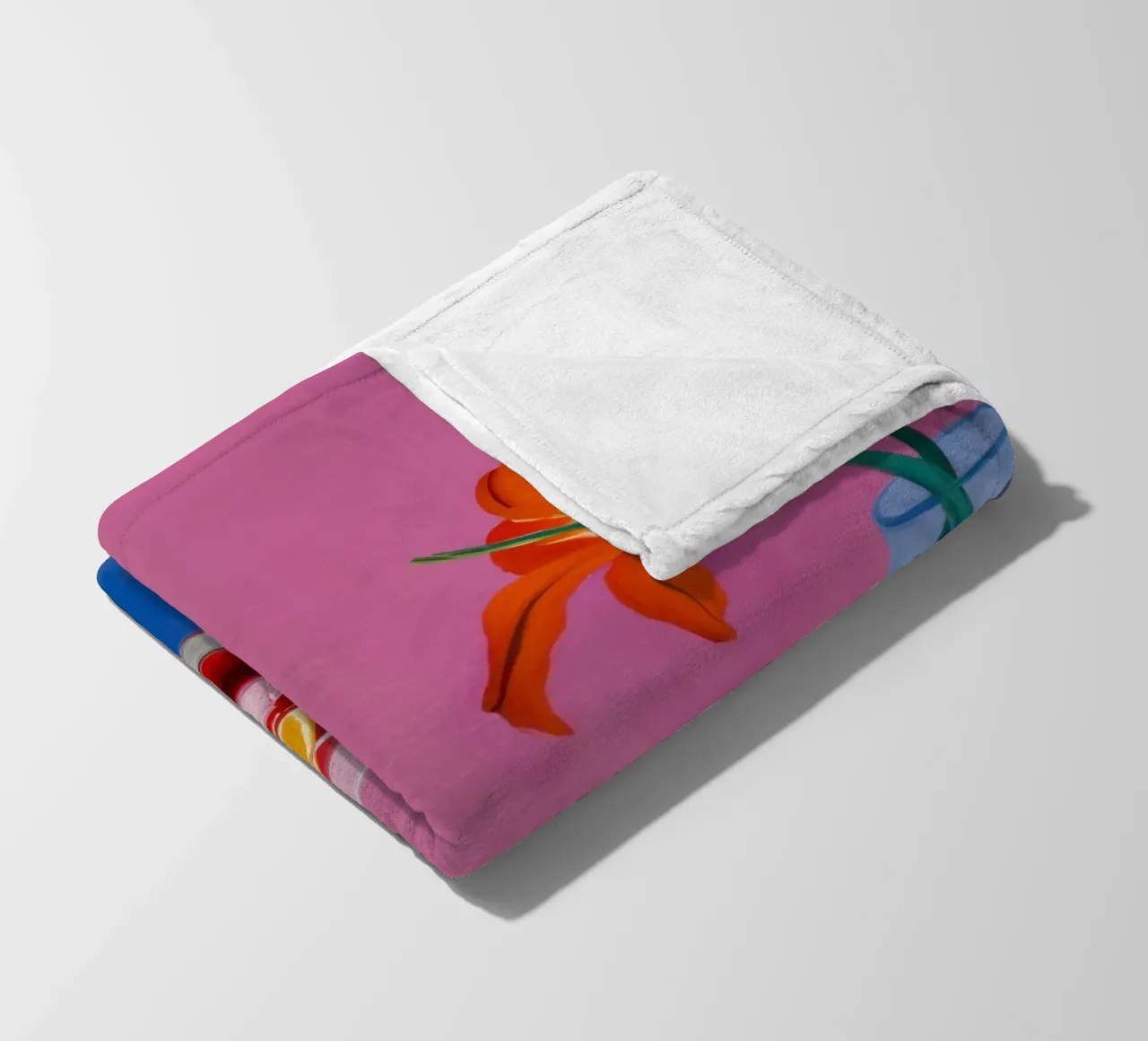 Negroni e gigli coperta in pile da Veil Maya