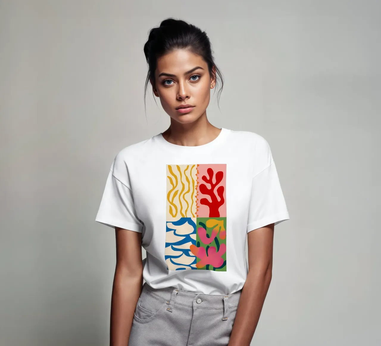 Organic Shape Medley t-shirt by Bring Haven