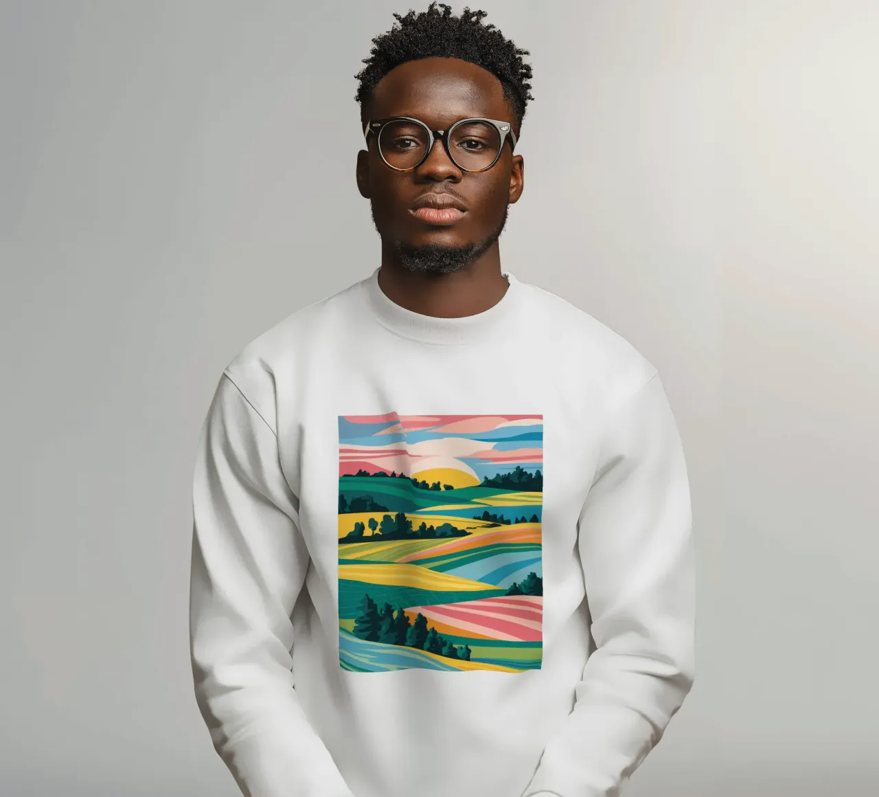 Patchwork Verdant Vallei sweatshirt van Prism Ritual