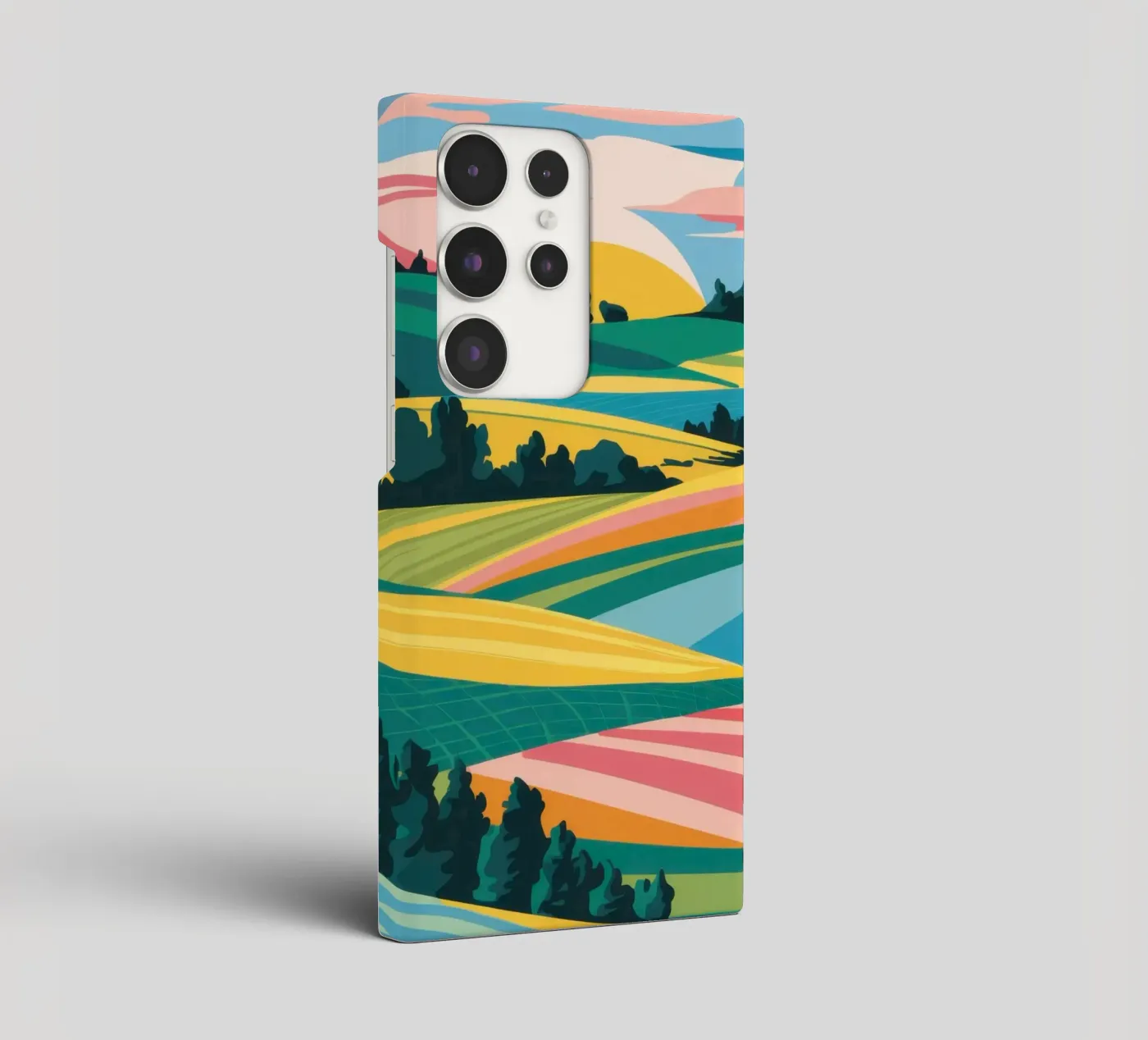 Patchwork Valle Verdeggiante cover samsung da Prism Ritual