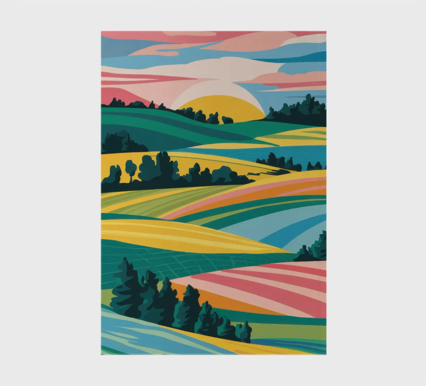 Patchwork Verdant Valley notebook by Prism Ritual