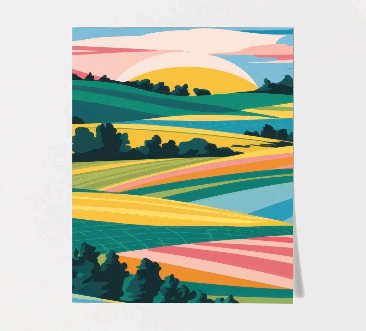 Patchwork Verdant Valley planche autocollant de Prism Ritual