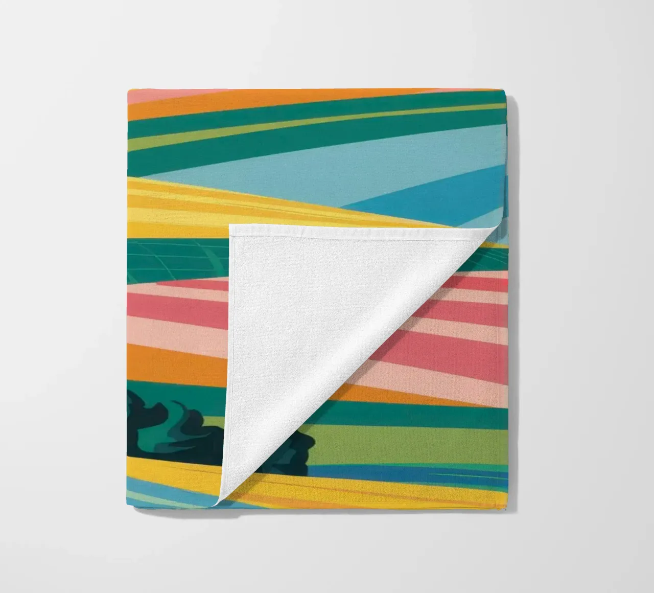 Patchwork Valle Verdeggiante telo mare da Prism Ritual