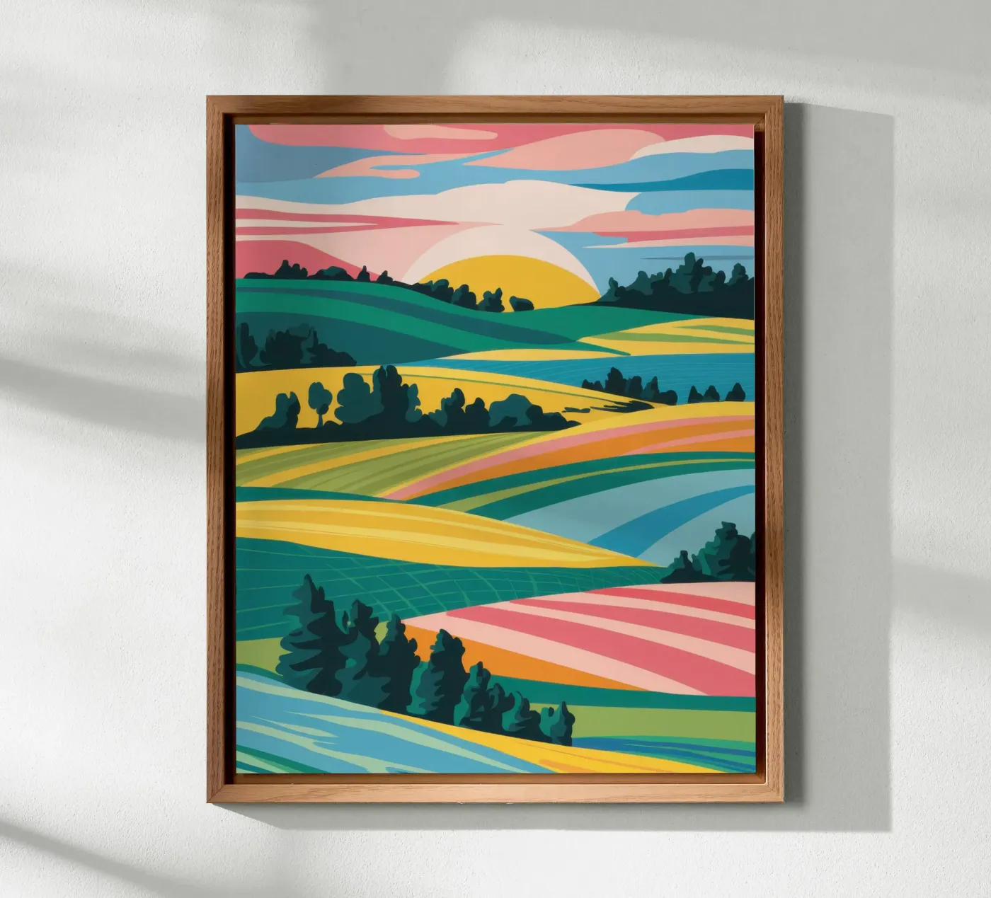 Patchwork Verdant Vallei forex-plaat van Prism Ritual