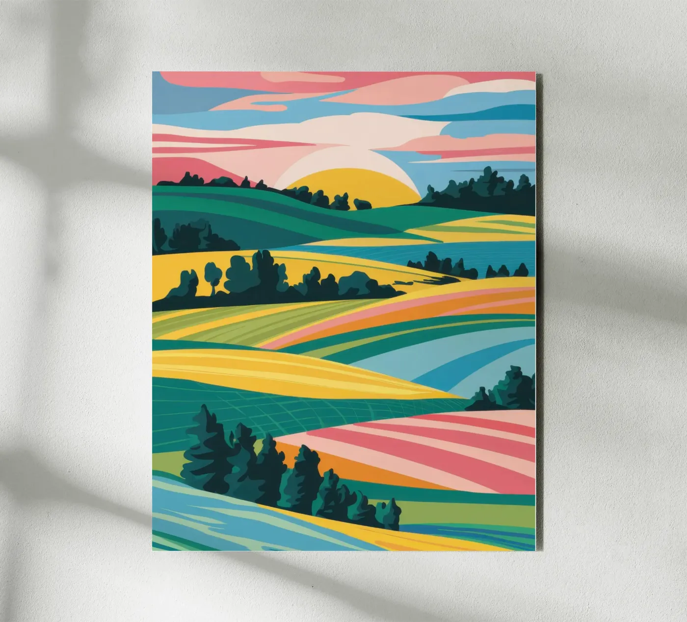 Patchwork Verdant Vallei forex-plaat van Prism Ritual