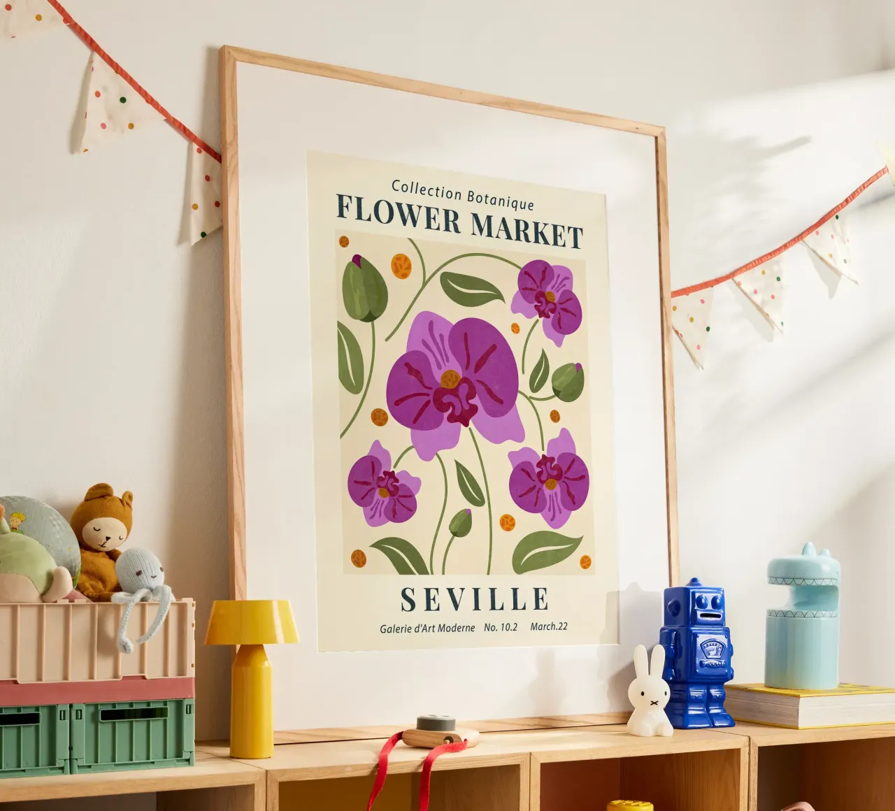 Mercato dei fiori di Siviglia carta hahnemühle da TekleDawit