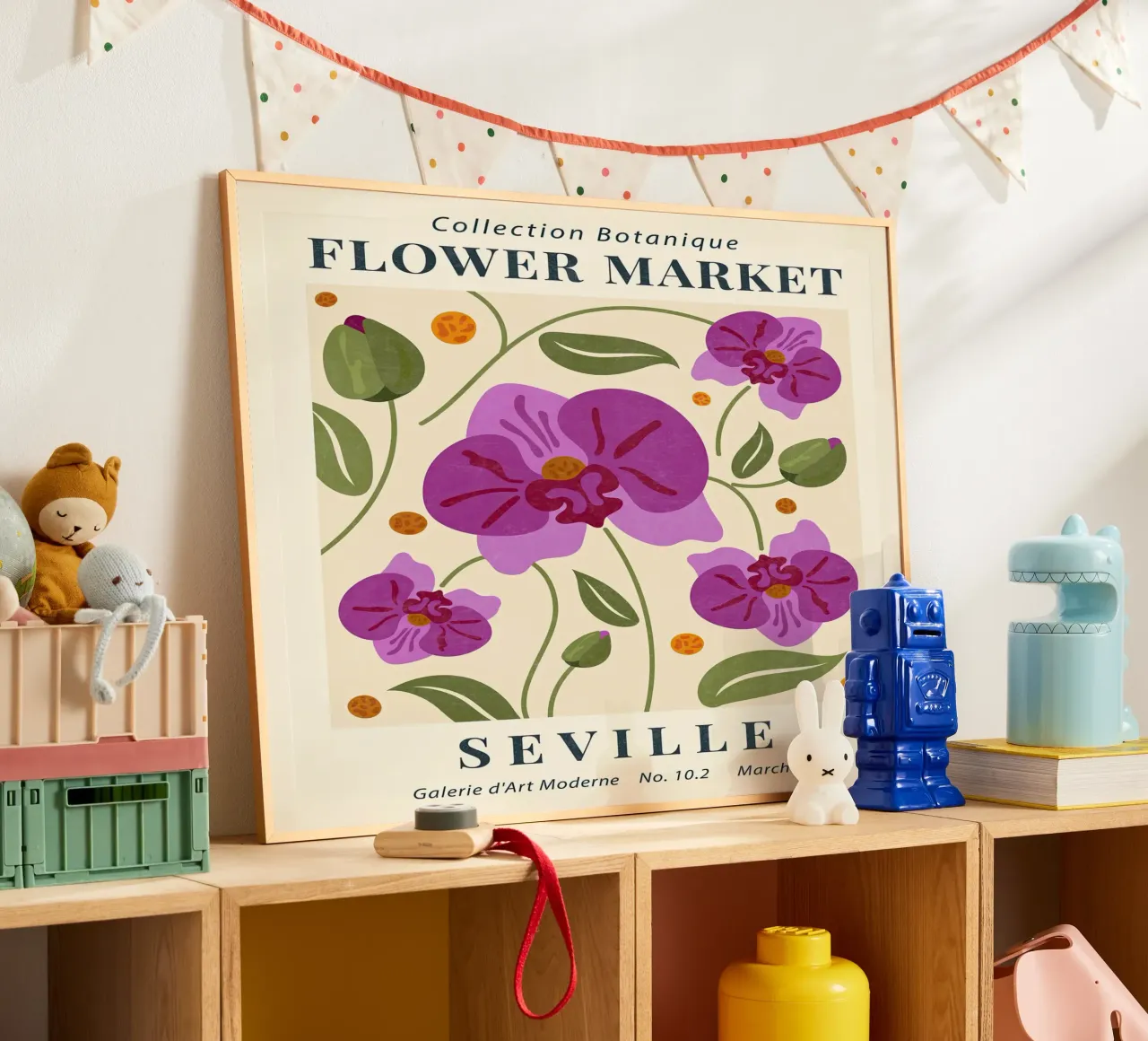 Mercato dei fiori di Siviglia carta hahnemühle da TekleDawit