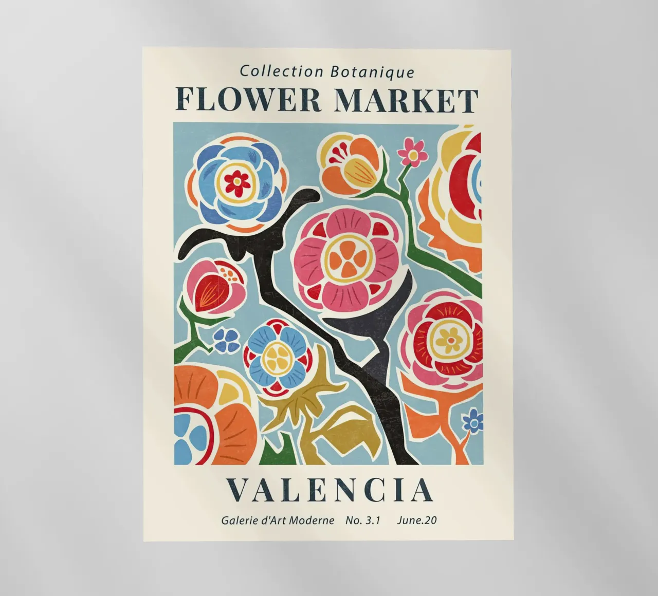 Mercato dei fiori di Valencia pellicola backlit da TekleDawit
