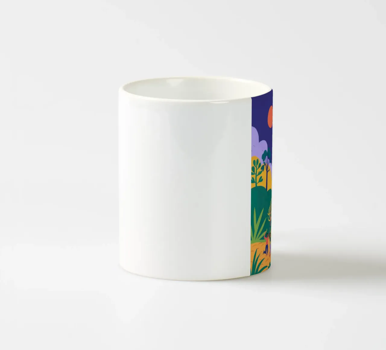 Moonlight Rhythmic Dance ceramic mug by Prism Ritual