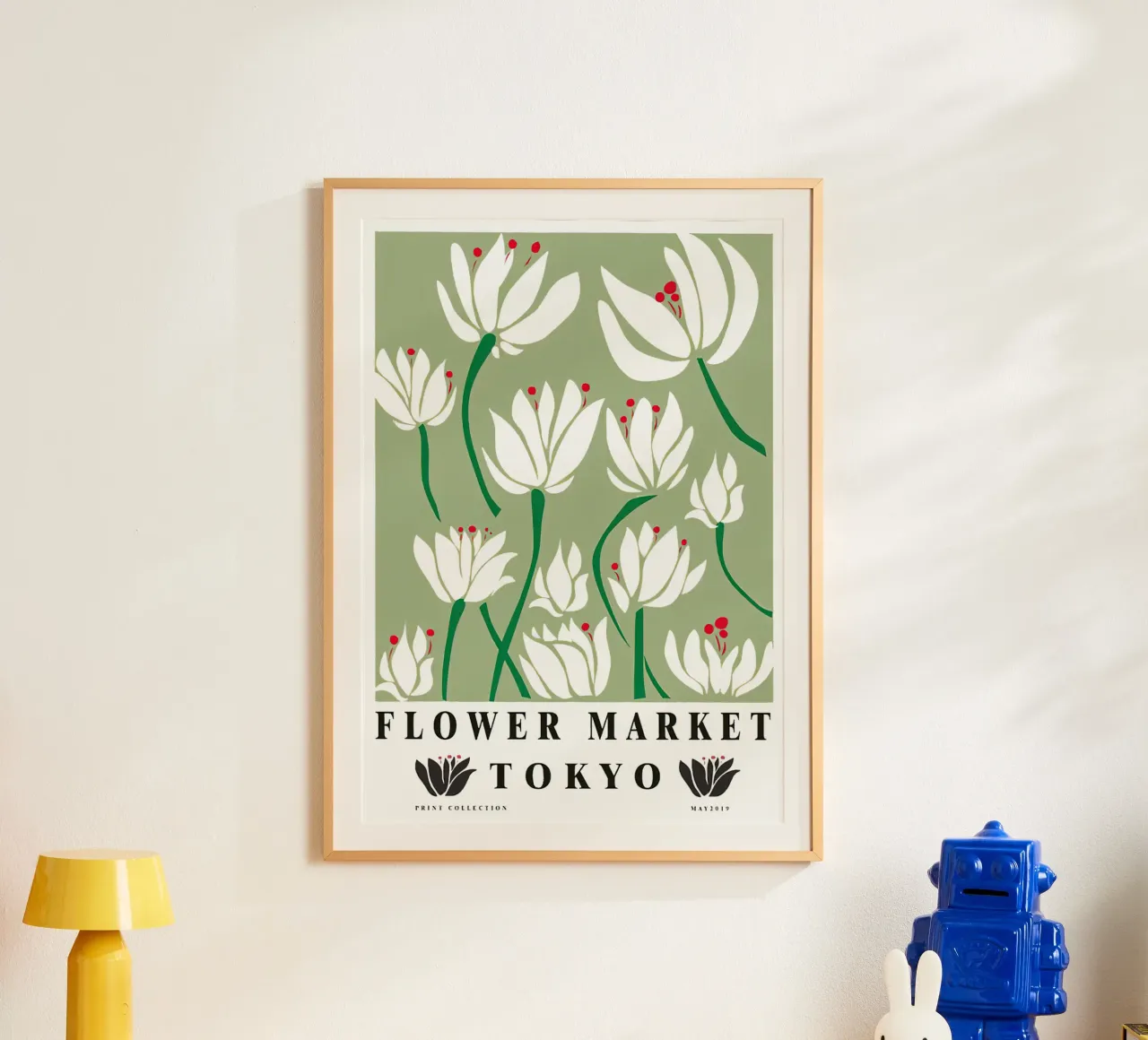 Mercado de flores de Tokio poster de TekleDawit