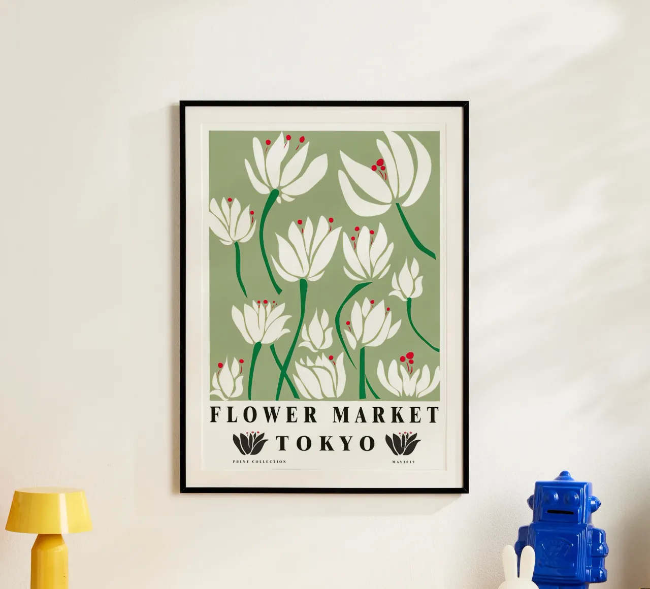 Mercado de flores de Tokio poster de TekleDawit