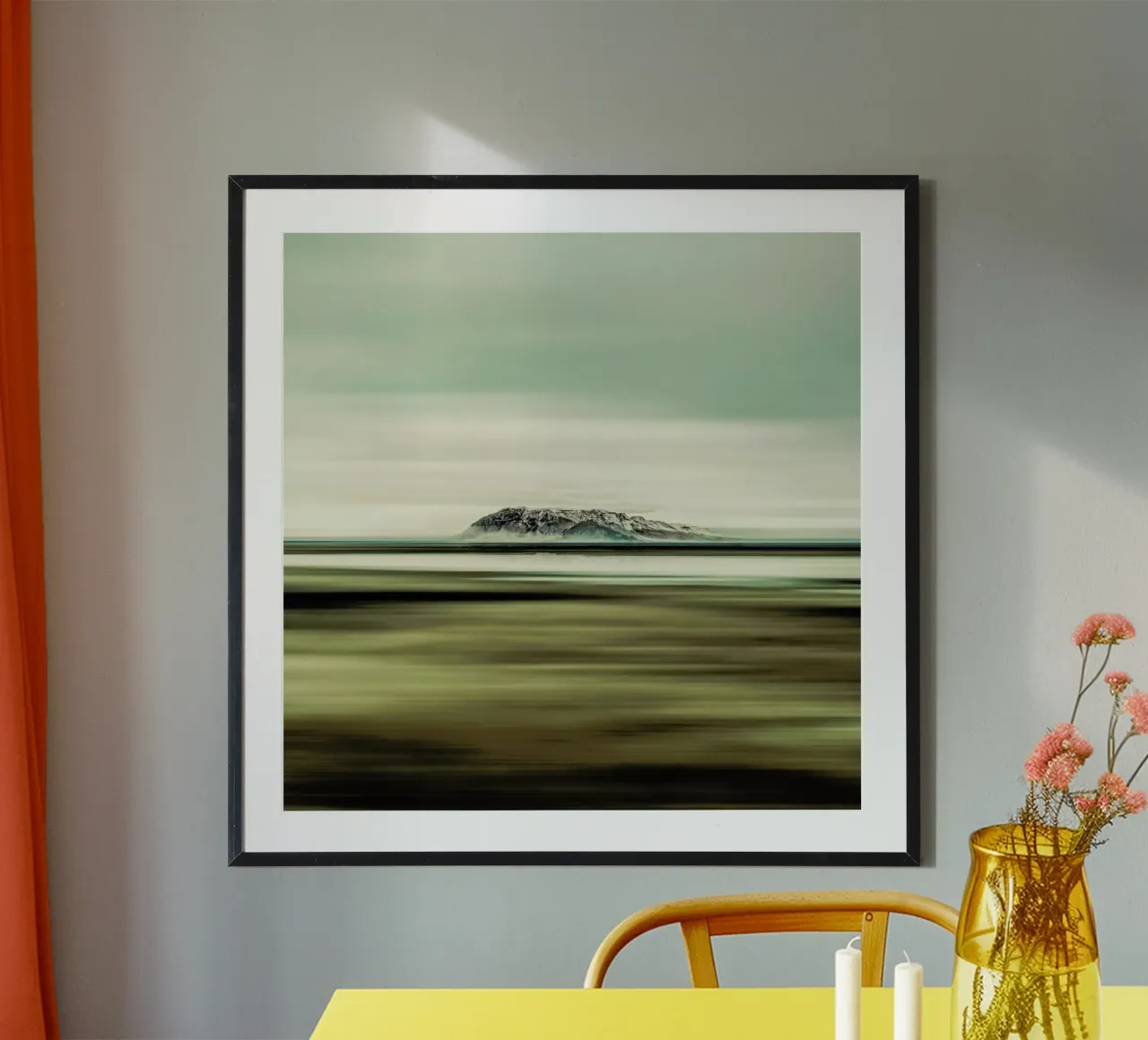Find your greatness poster con telaio in legno da Metron