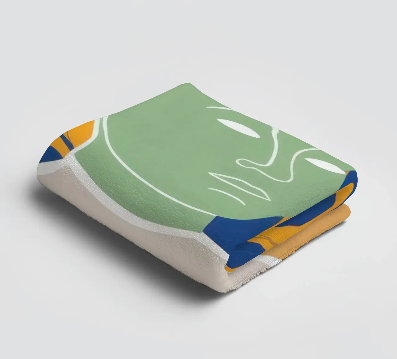 Levendige abstracte omhelzing badhanddoek van Veil Maya