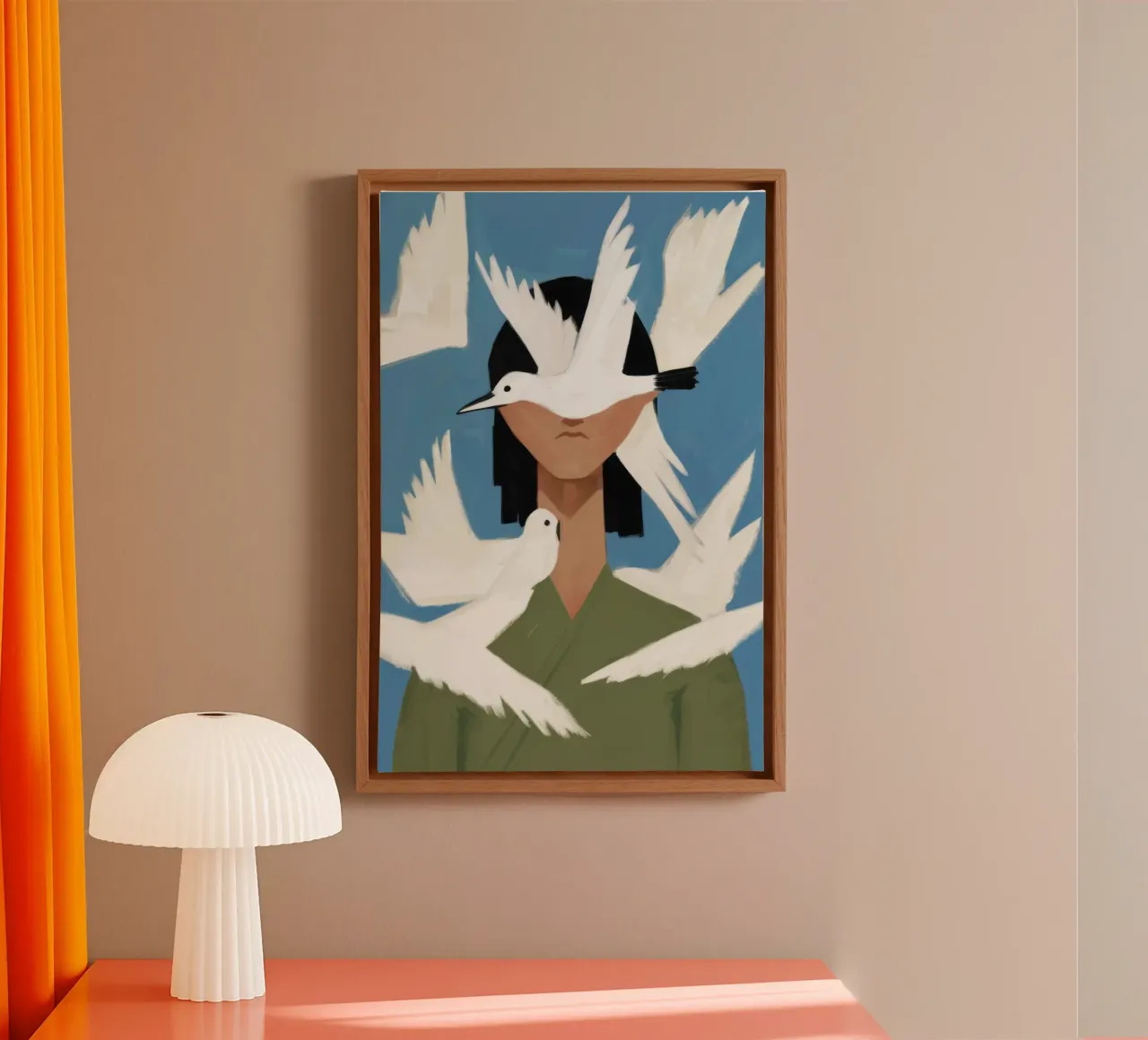 Guardian Dove Serenity canvas by Bring Haven