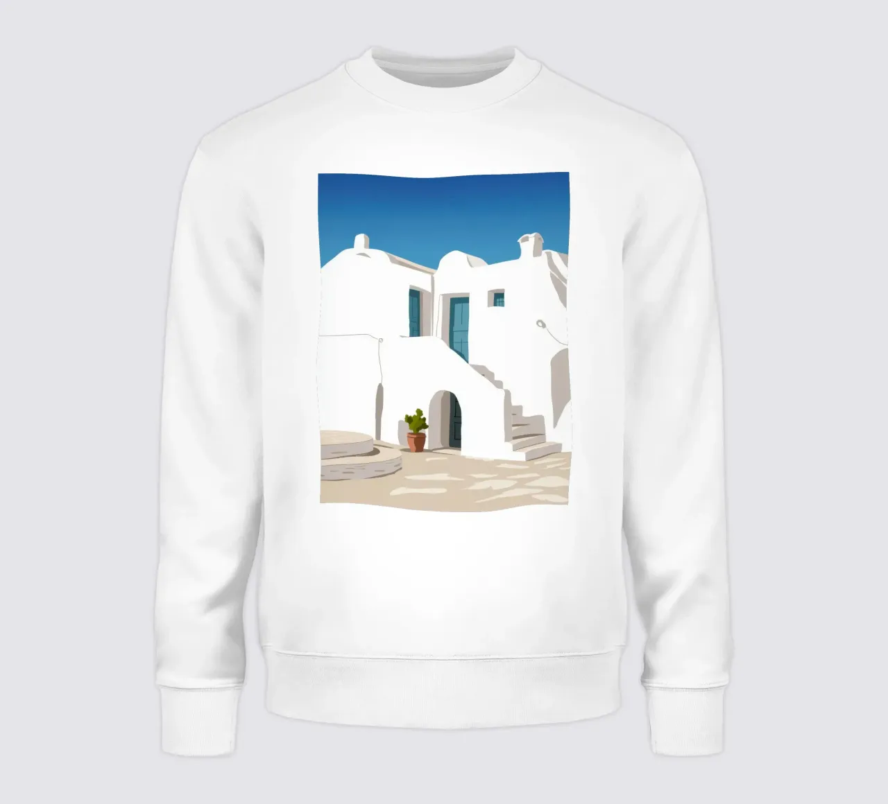 Cliffside Whitewashed Dream Sweatshirt von Prism Ritual
