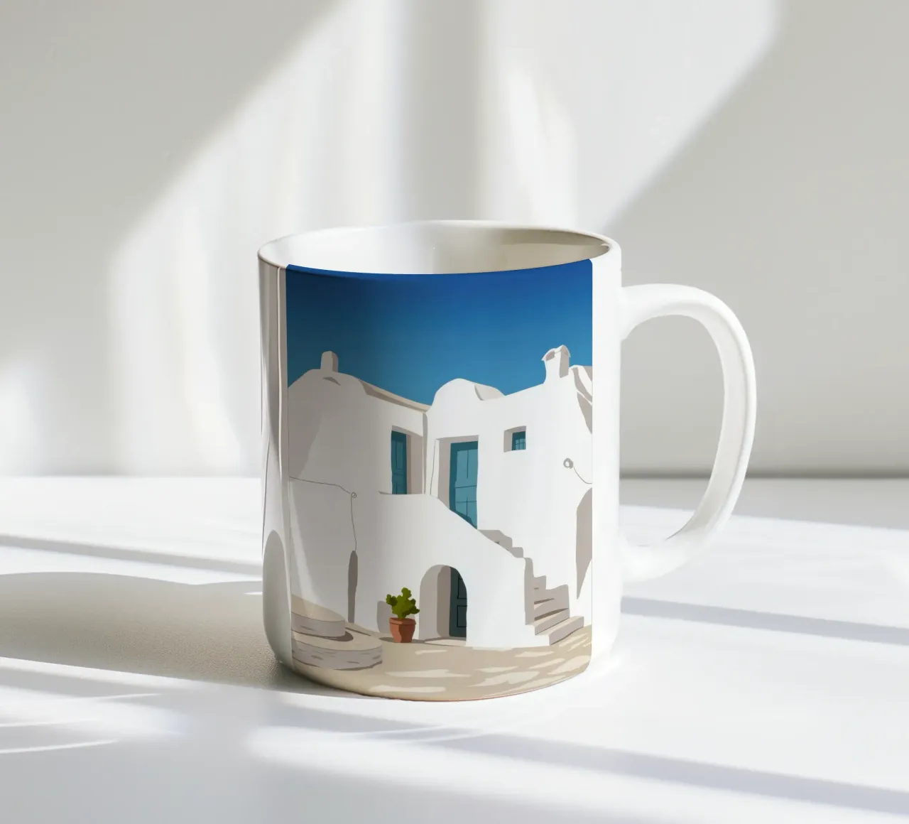Sogno imbiancato della scogliera tazza in ceramica da Prism Ritual