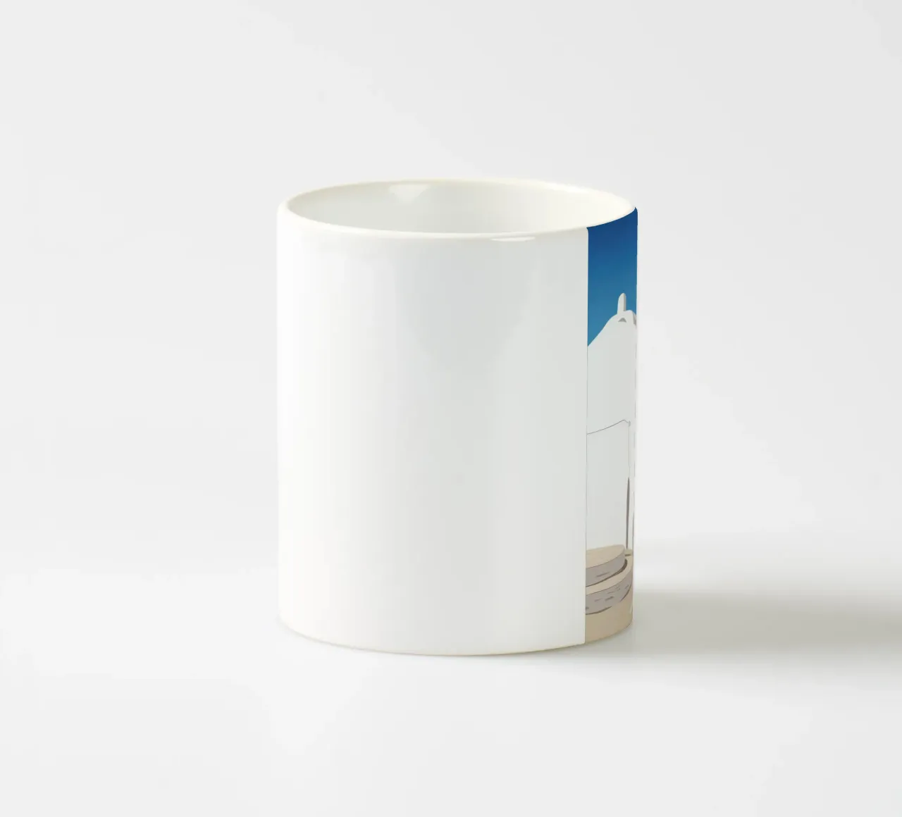 Sogno imbiancato della scogliera tazza in ceramica da Prism Ritual