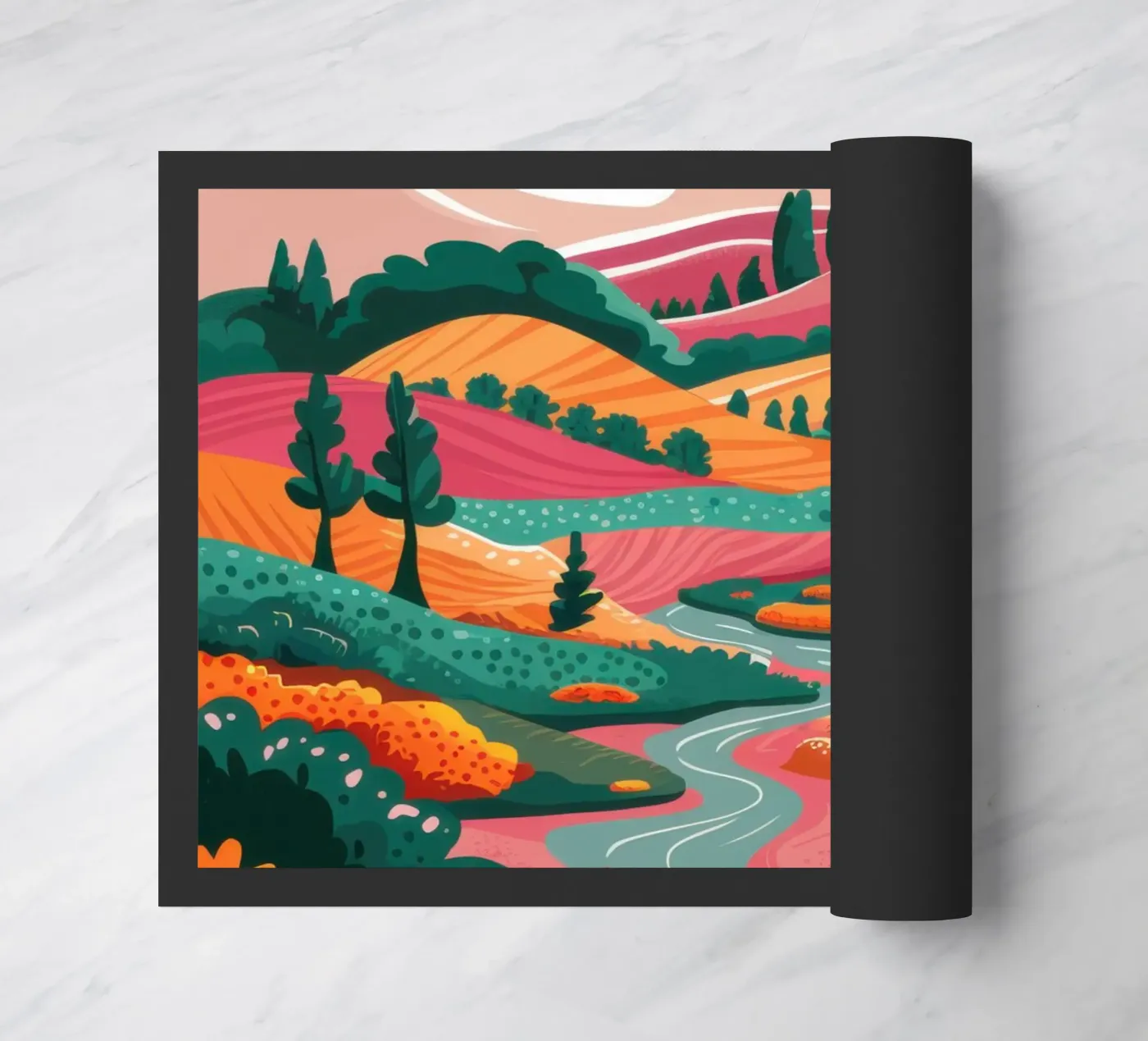 Colline toscane ondulate zerbino da Veil Maya