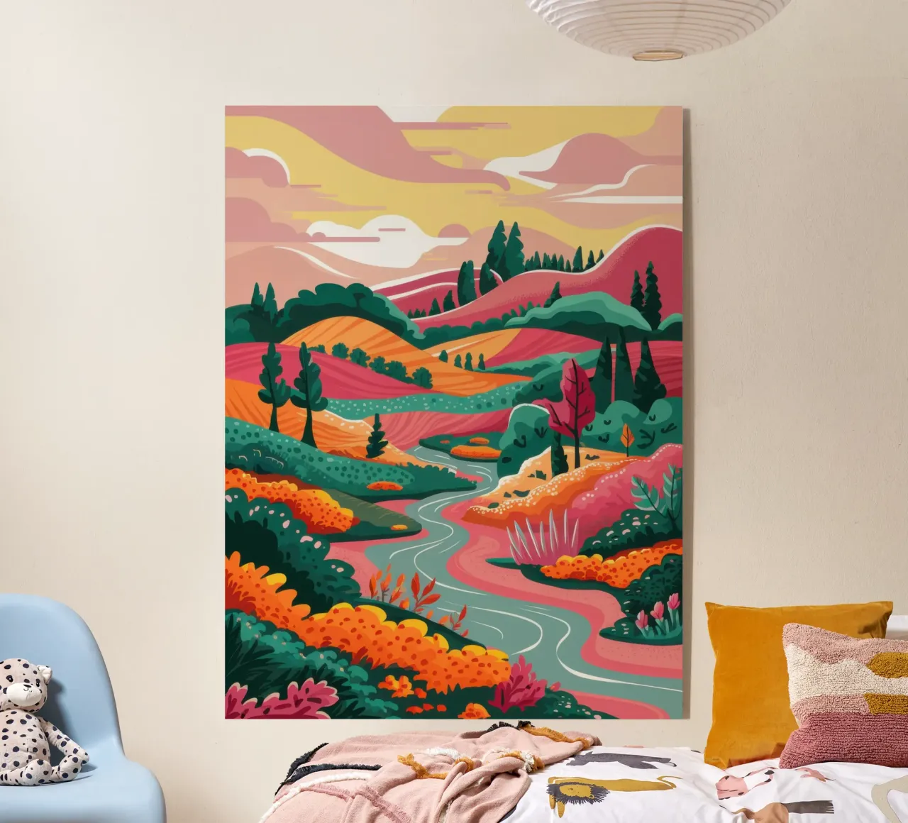 Colline toscane ondulate plexiglass da Veil Maya